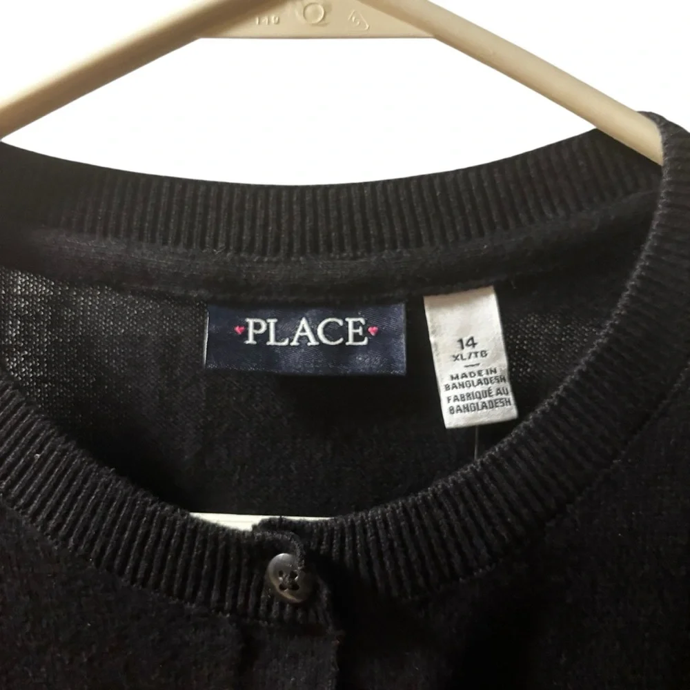 The Children’s Place Black Knit Cardigan